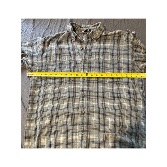 Royal Robbins Men’s Plaid Flannel Button Down Shirt Long Sleeve Size Large - Picture 4 of 7